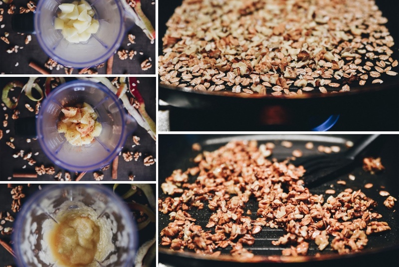Recept / Senzační jablkovo – ořechový dezert s ovesnými vločkami - foto